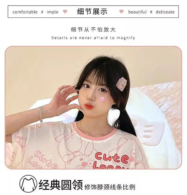 Sanrio Kuromi Cute Pajamas Cosplay Costume