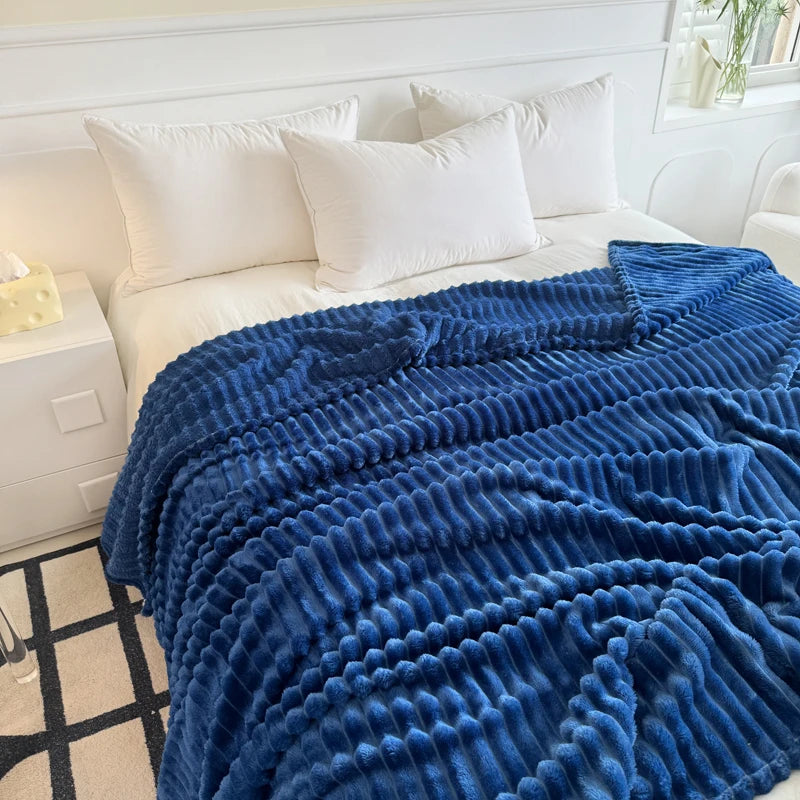 Blue Striped Blanket