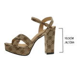 Luxury Platform Sandals – Summer High Heels