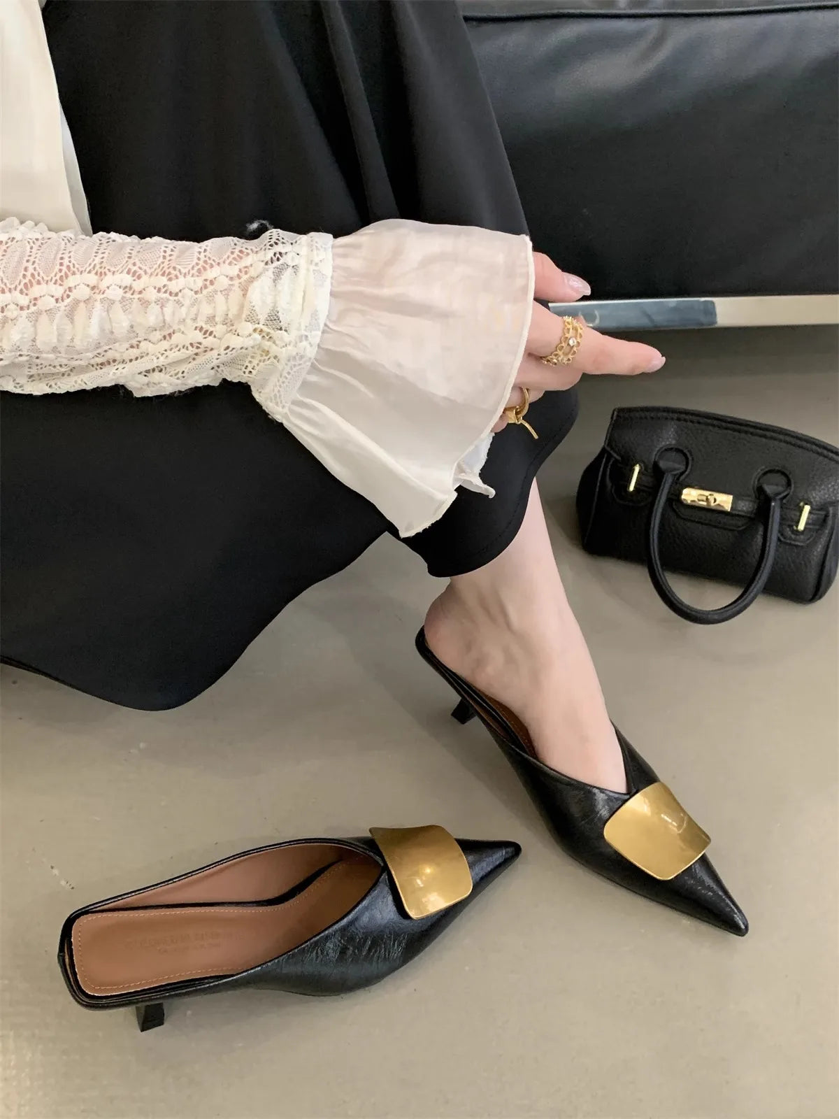 Women’s Luxury Heeled Mules