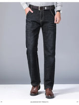 Men’s Classic Black Biker Jeans