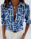 Sophia Striped Office Blouse