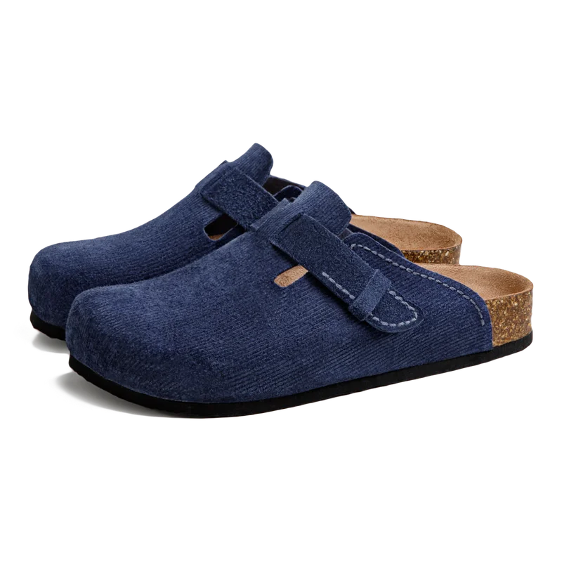 Men Blue Mule Shoes