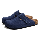 Men Blue Mule Shoes
