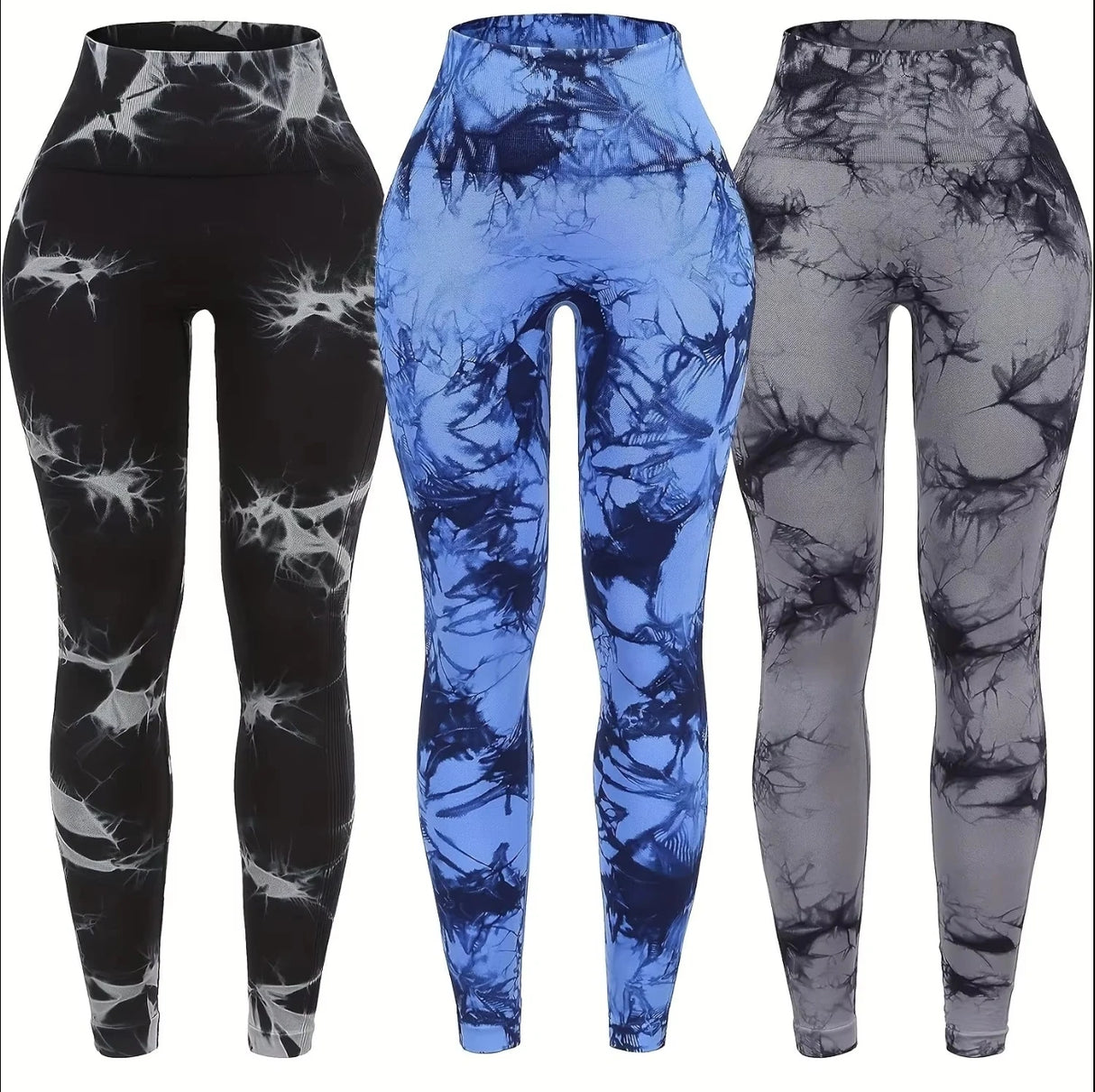 Seamless High-Waist Push-Up Women's Yoga Pants – Fitness Workout Leggings