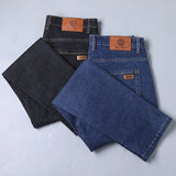 Men's Classic Black Jeans Plus Size