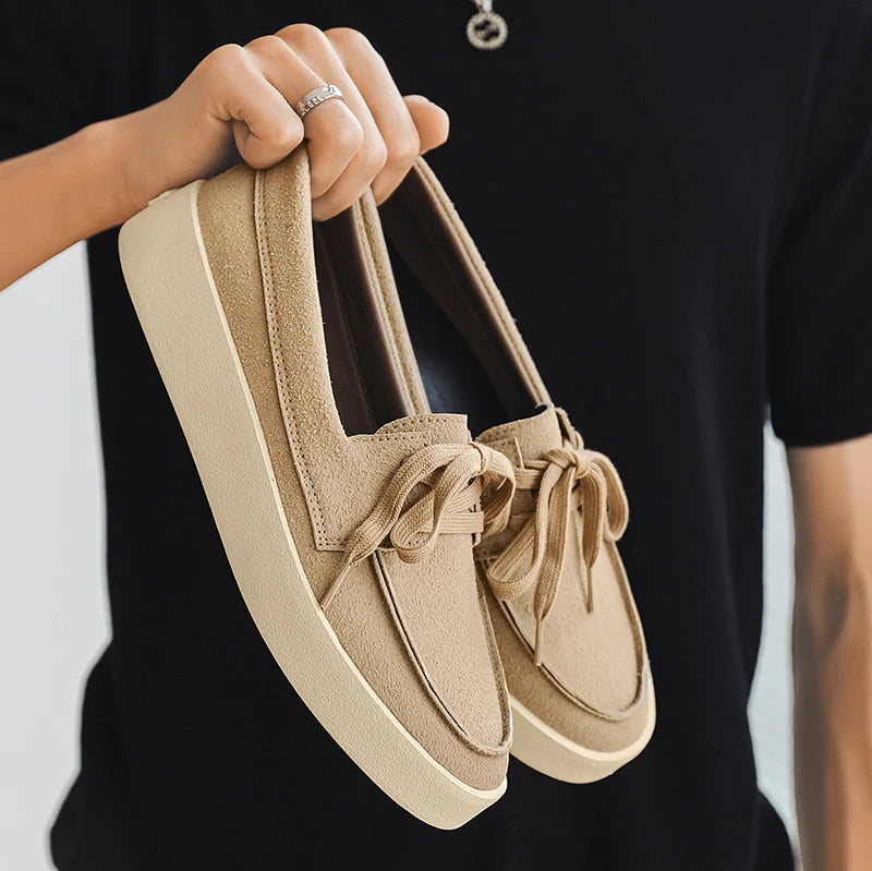 Men Suede Lightweight Driving Loafers