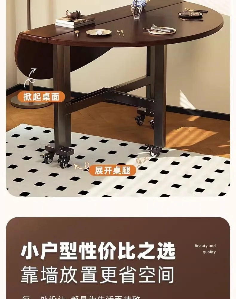 Foldable Round Dining Table