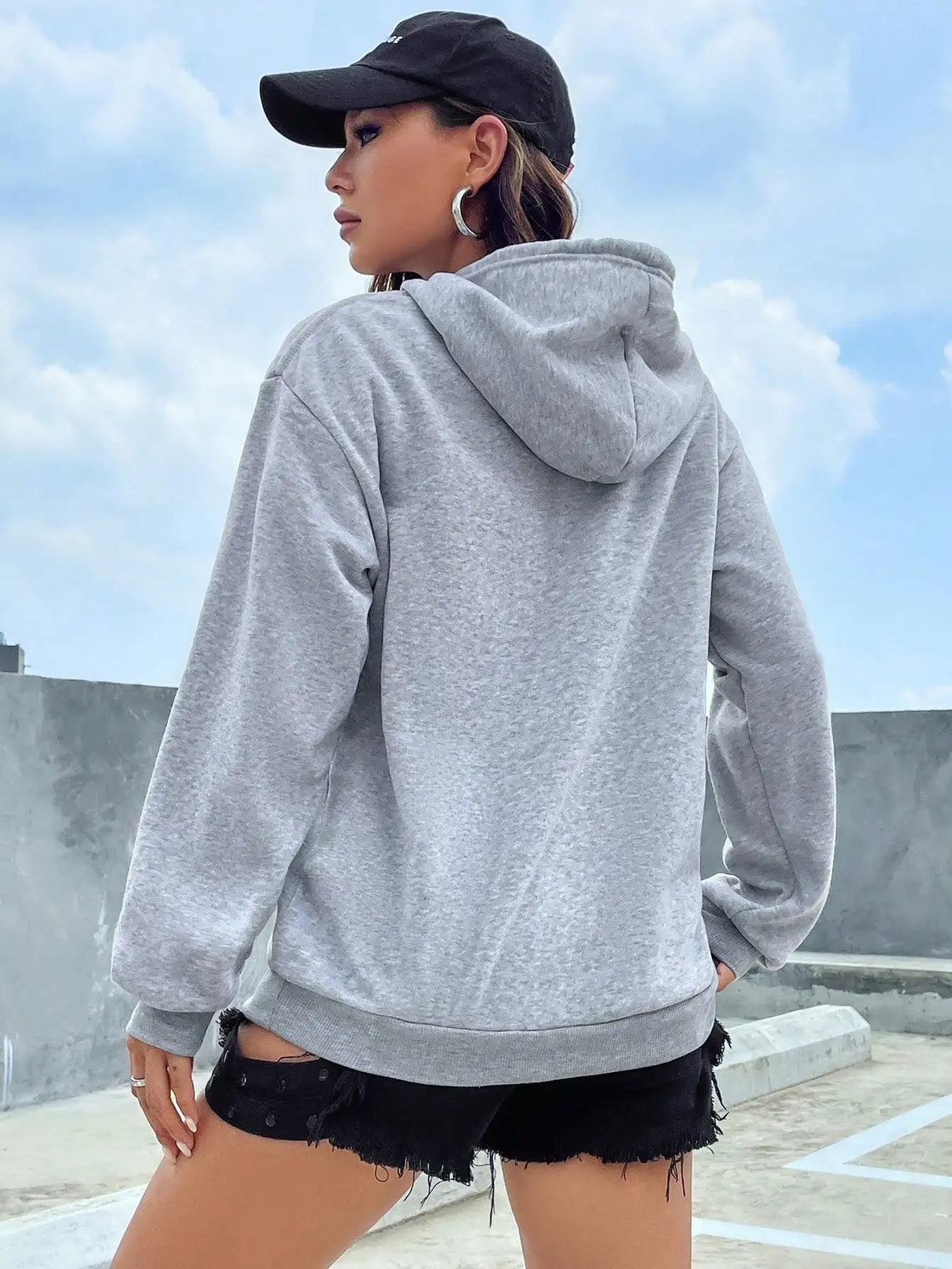 Solid Pocket Hoodie