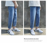 Men’s Simple Straight Denim Jeans