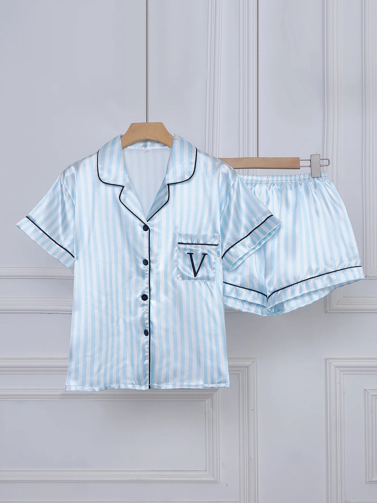 Women Satin Short Pajama Set