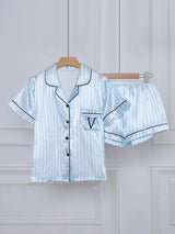Women Satin Short Pajama Set