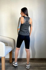 Women Sleeveless Racerback Yoga Tank Top