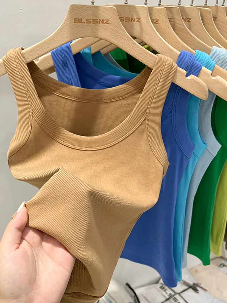 Basic Ribbed Tank Top