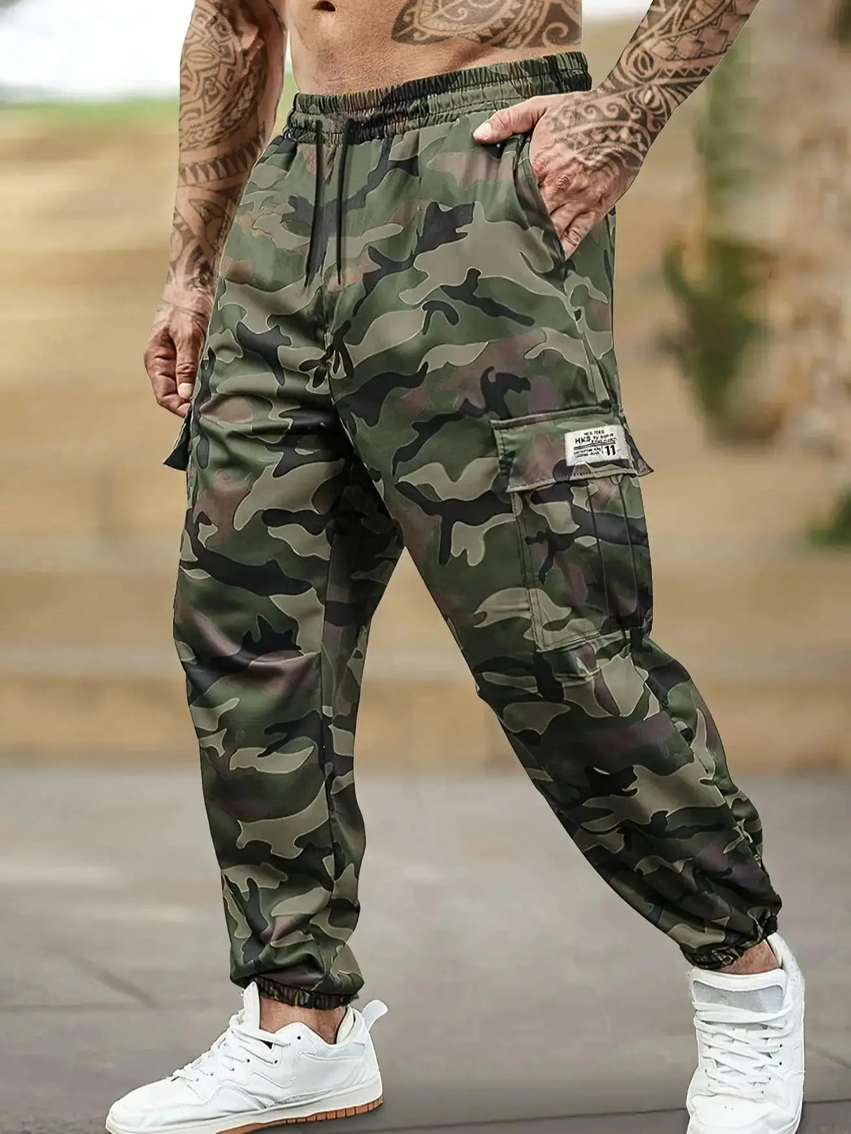 CamoEdge™ Men’s Trendy Camo Cargo Pants