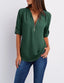 Luna Deep V-Neck Chiffon Blouse