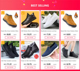 Women Snow Ankle Boots – Anti-Slip Plush Leather Winter Footwear