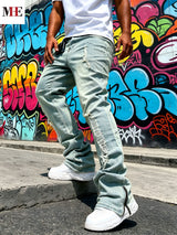 HME Vintage Blue Flare Jeans