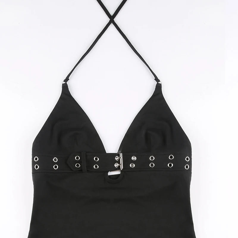 Women Backless Bandage Tank
