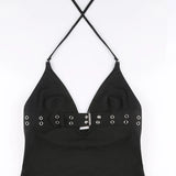 Women Backless Bandage Tank