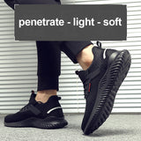 Men Indestructible Steel Toe Sneakers