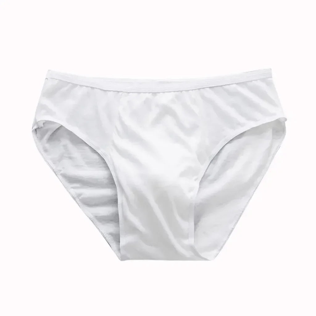 Men's Cotton Disposable Briefs – Seamless Comfort