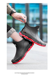 Men Waterproof Rain Boots