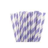 Light Color Paper Straws (25pcs)
