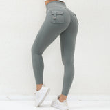 High Waist Push-Up Women's Yoga Pants – Sexy Pocket Workout Leggings
