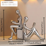 High-End Bookcase Ornament Decor