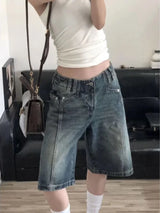 WideRush™ – Baggy Korean Jorts (Y2K Oversized Casual Shorts)