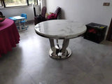 Rotating Metal Dining Table