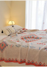 Bohemian Knit Sofa Blanket