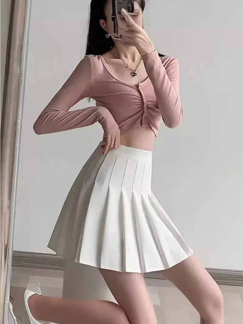 Women Plus Size Denim Split Midi Skirt