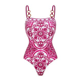 Vintage Print One Piece