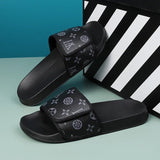 Men Genuine Leather Summer Sandals Slippers