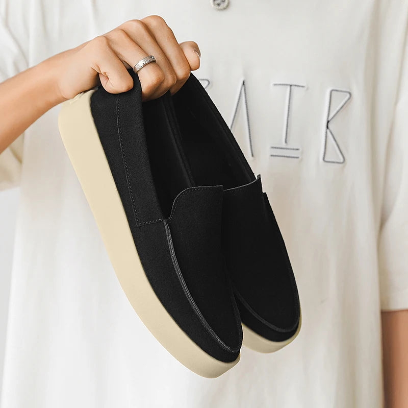 Men Suede Lightweight Driving Loafers