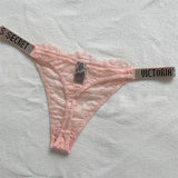 Women Lace Thong Set