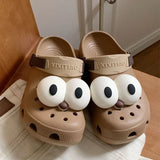 Women Funny Eye Shoe Charms Cute Accessories