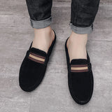 Men Suede Slip Ons