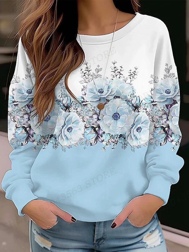 Floral Y2K Hoodie