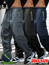 Men's Plus Size Cargo Pants – Multi Pocket