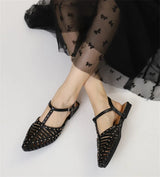Women’s Pointed Toe Flat Roman Sandals