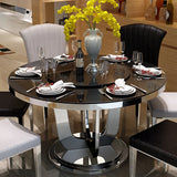 Rotating Metal Dining Table