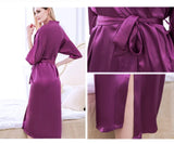 Luna Satin Belted Robe