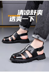 Executive Leather Gladiator Sandals