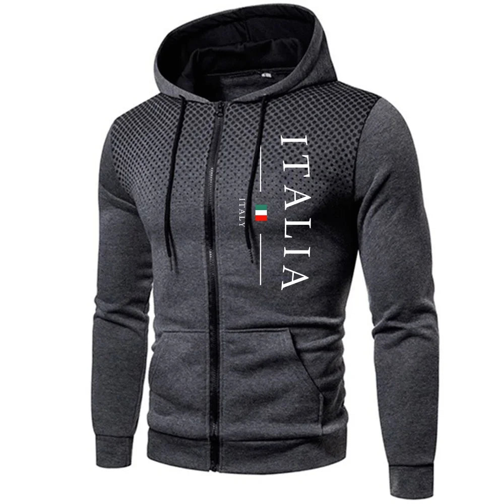 Men's Zip-Up Hoodie Jacket