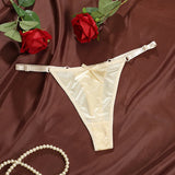 Women Adjustable Satin G-Strings