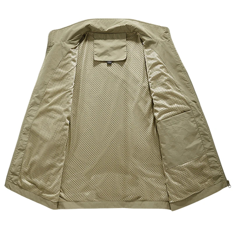 Men's Plus Size Summer Vest Jacket 2025