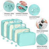 7-Piece Travel Packing Organizer Set – Folding Luggage Cubes